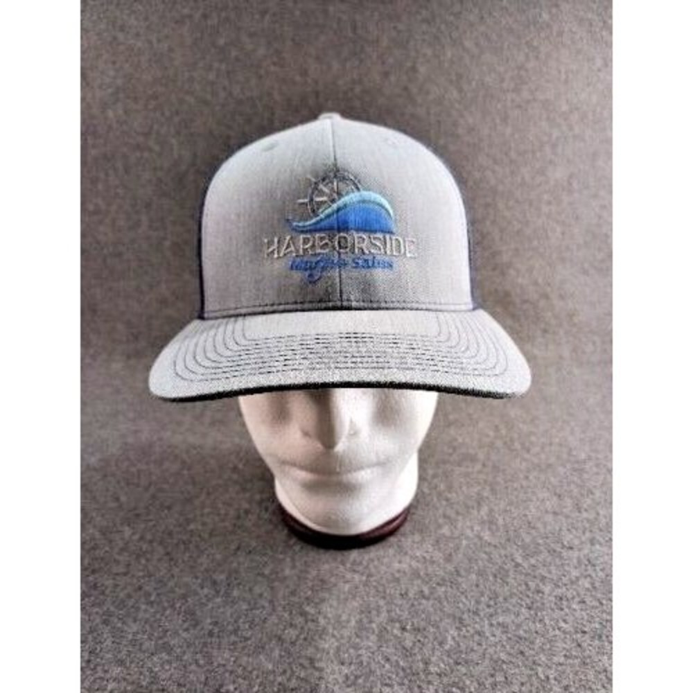 Harborside Marina Sales Trucker Hat Mesh 2 Tone Adjustable Mesh Snapback